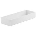 Cal Mil Salad Bar Accessories Cater Choice White Melamine Box, 7 x 20 x 3 inch