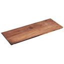 Cal Mil Mid Century Walnut Rectangular Riser Shelf, 12 x 24 x .5 inch