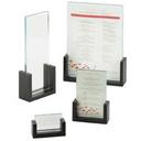 Cal Mil Midnight Bamboo U Frame Card Holder, 3.5 x 1 x 2 inch
