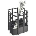 Cal Mil Soho Black Flatware Display, 4 x 4 x 4.5 inch