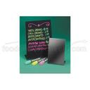 CalMil Black Write-on Easel Board , 8 1/2 x 11 inch