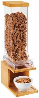 Cal Mil Madera Single Cereal Dispenser, 6.5 x 9.25 x 24.25 inch.