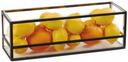 Cal Mil Black Rectangle Presentation Display Box, 7 inch.