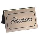 Cal Mil Gold with Black Engraved Message Tent, 5 x 1 x 3 inch