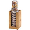 Cal Mil Madera Napkin/Cup/Lid Holder, 4.5 x 4.5 x 8.5 inch