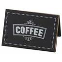Cal Mil Coffee Chalkboard Write On Tent, 3 x 2 x 2 inch