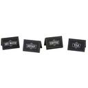 Cal Mil Blank Chalkboard Write On Tent, 3 x 2 x 2 inch