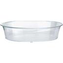 Cal-Mil Turn N Serve Clear Deep Tray for 10 inch Sample Dome Covers, 10 inch Dia x 2.5 inch -- 6 per case