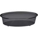 Cal-Mil Turn N Serve Black Deep Tray for 12 inch Sample Dome Covers, 12 inch Dia x 3.5 inch -- 6 per case