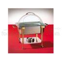 CalMil Polycarbonate Dome Cover with 1 End Cutout, 10 x 12 x 4 1/2 inch