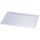 Cal Mil Clear Shallow Tray, 9 x 26 x 1 inch