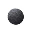 Cal Mil Melamine Round Faux Slate Black Serving Board, 12 x 12 x .5 inch