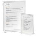 Cal Mil Clear Card Holder, 4 x 2 x 6 inch