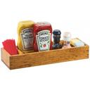 Cal Mil Reclaimed Wood Madera 3 Section Table Caddy, 15.75 x 5 x 2.5 inch