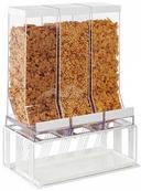 Cal Mil Portland White Cereal Dispenser, 16 x 9 x 23.5 inch.