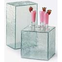 Cal-Mil Glacier Acrylic Faux Glass Rectangular Riser, 13 x 8 x 6 inch