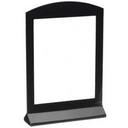 Cal Mil Black Classic Acrylic Arched Card Holder, 8.5 x 1 x 11 inch