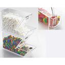Cal Mil Classis Acrylic Stackable Topping Dispenser with Holster, 4 x 11 x 7 inch