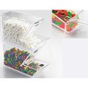 Cal Mil Classis Acrylic Stackable Topping Dispenser with Notch Lid, 4 x 11 x 7 inch