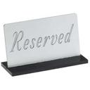 Cal Mil Silver Base Signage, 5 x 1 x 3 inch