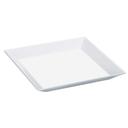 Cal Mil White Melamine Large Square Platter, 11 x 11 x 1 inch