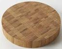 American Metalcraft Round Bamboo Butcher Block Serving Board, 10 inch Dia. -- 6 per case