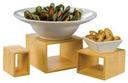 American Metalcraft Natural Bamboo Riser Set
