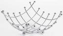 American Metalcraft Checker Space-Time Continuum Basket, 8 x 2 3/4 inch