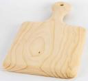 American Metalcraft Heavy Rubber Wood Bread Board, 8 x 10 inch