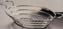 American Metalcraft Chrome Oval Wire Basket, 11 x 8 x 3 1/4 inch