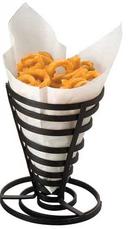 American Metalcraft Flat Coil Conical French Fry Basket, 7 x 6 inch