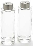 American Metalcraft Round Glass Salt and Pepper Set, 2 Ounce -- 1 set