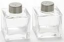 American Metalcraft Square Glass Salt and Pepper Set, 2 Ounce -- 1 set