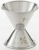 American Metalcraft Stainless Steel Jigger, 0.75 and 1.25 Ounce