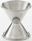 American Metalcraft Stainless Steel Jigger, 0.75 and 1 Ounce