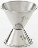 American Metalcraft Stainless Steel Bar Jigger, 0.5/8 x 1 1/4 inch