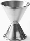 American Metalcraft Stainless Steel Bar Jigger, 1/2 Ounce and 1 1/2 Ounce