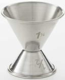 American Metalcraft Stainless Steel Bar Jigger, 1/2 Ounce and 1 1/4 Ounce