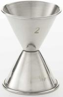 American Metalcraft Stainless Steel Bar Jigger, 1 1/2 Ounce and 2 Ounce