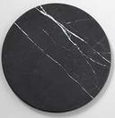 American Metalcraft Round Black Marble Melamine Serving Board, 14 inch Dia