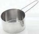 American Metalcraft Stainless Steel Wire Handle Measuring Cup, 2 cup