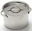 American Metalcraft Stainless Steel Mini Pot with Lid, 8 Ounce