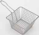American Metalcraft Stainless Steel Square Fry Basket, 5 x 5 x 4 inch