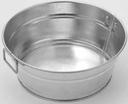 American Metalcraft Natural Galvanized Tub, 37 Ounce