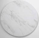 American Metalcraft White Marble Round Melamine Serving Board, 21 1/2 inch Dia
