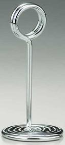 American Metalcraft Chrome Swirl Base Number Stand, 6 inch