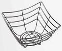 American Metalcraft Square Web Space-Time Continuum Basket, 8 x 4 inch