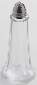 American Metalcraft Glass Salt and Pepper Shaker, 1 Ounce