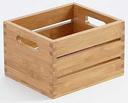 American Metalcraft Bamboo Wood Caddy, 7 1/2 inch Length