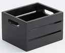 American Metalcraft Black Wood Caddy, 7 1/2 inch Length